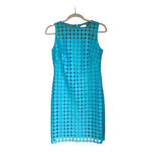 Lauren Ralph Lauren Melia Dot Lace Sheath Dress, Size 4